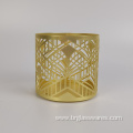 High quality metal sleeve candle holder with unique design